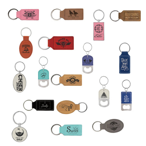 Leather Keychains