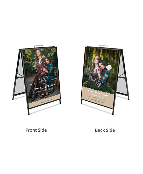Metal A-Frame Sign