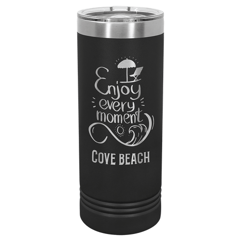 Polar Camel 22 oz. Coral Skinny Tumbler with Slider Lid