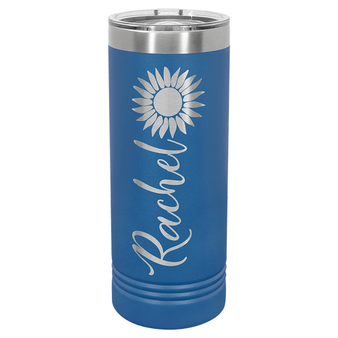 Polar Camel 22 oz. Coral Skinny Tumbler with Slider Lid