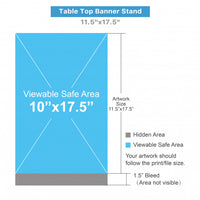 Table Top Banner Stand
