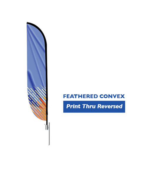 Feather Convex Flag