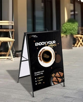 Metal A-Frame Sign