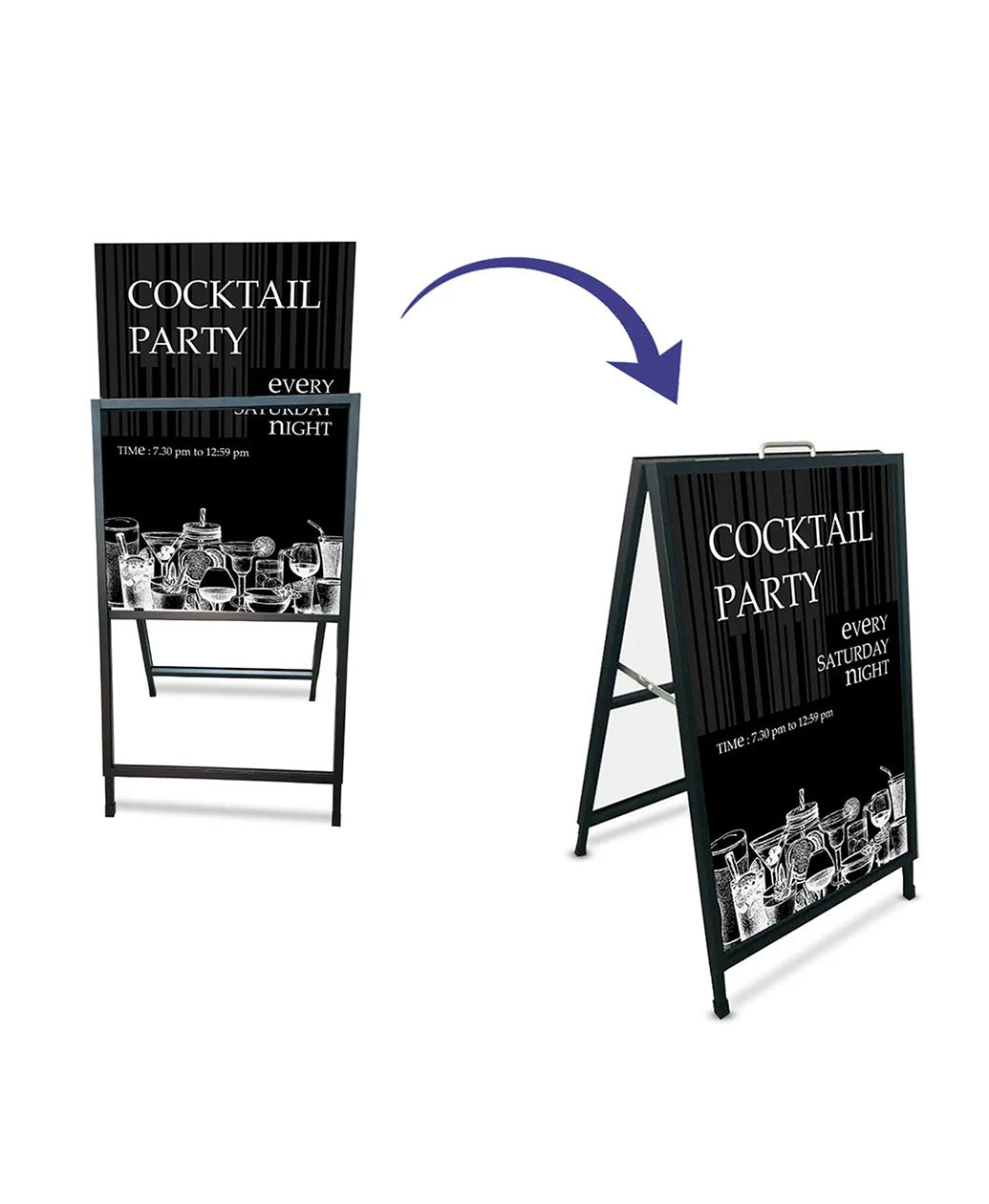 Metal A-Frame Sign