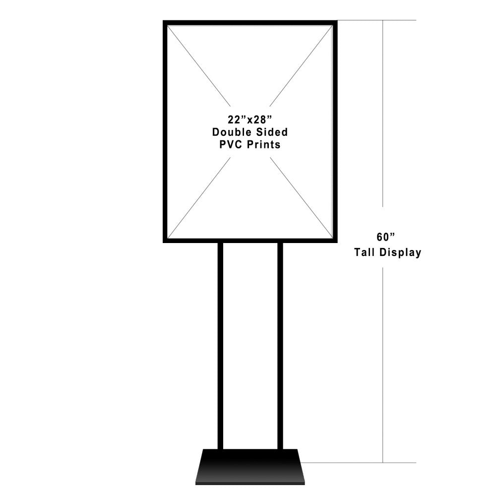 22" x 28" Poster Stand
