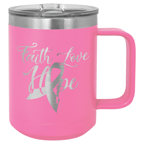 Polar Camel 15 oz. Vacuum Insulated Mug with Slider Lid
