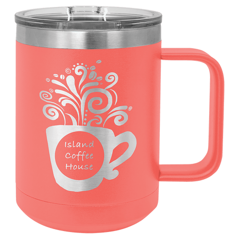 Polar Camel 15 oz. Vacuum Insulated Mug with Slider Lid