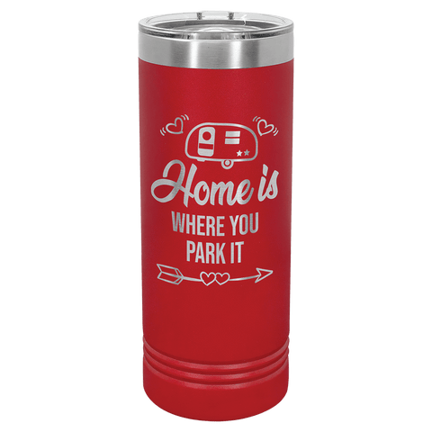 Polar Camel 22 oz. Coral Skinny Tumbler with Slider Lid