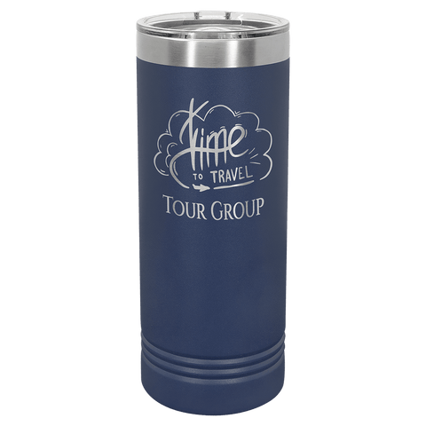 Polar Camel 22 oz. Coral Skinny Tumbler with Slider Lid