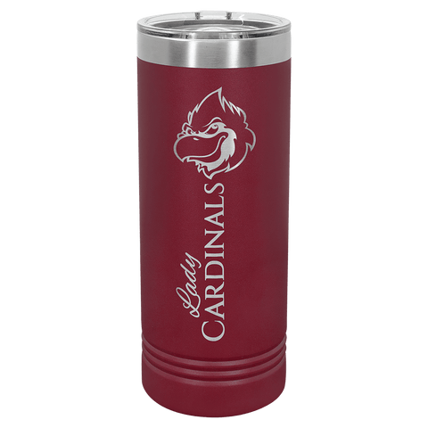 Polar Camel 22 oz. Coral Skinny Tumbler with Slider Lid