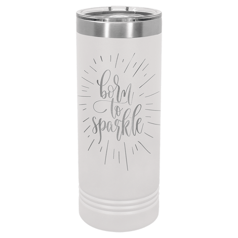 Polar Camel 22 oz. Coral Skinny Tumbler with Slider Lid