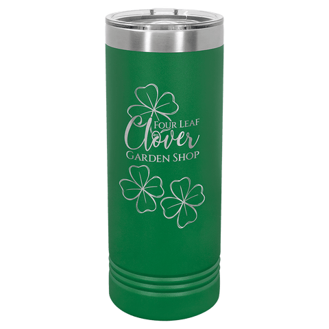 Polar Camel 22 oz. Coral Skinny Tumbler with Slider Lid
