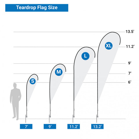 Teardrop Flag (Medium)