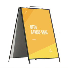 Metal A-Frame Sign