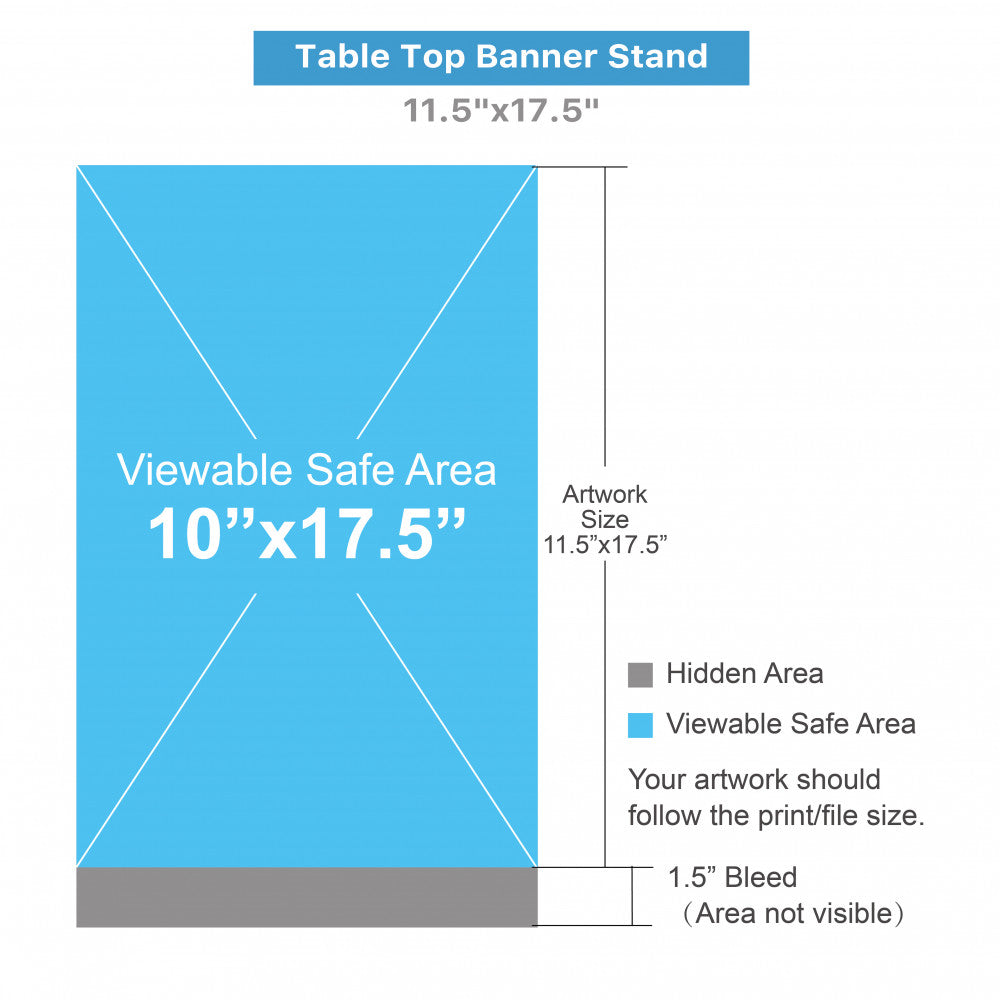 Table Top Banner Stand