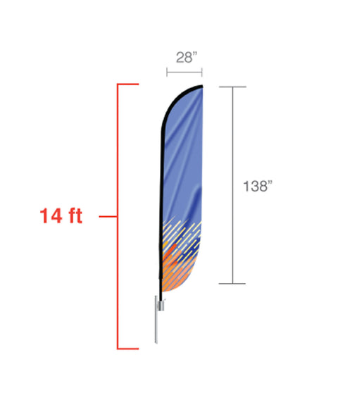 Feather Convex Flag_Large-14ft