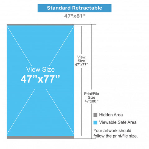Standard Retractable 47"x81"