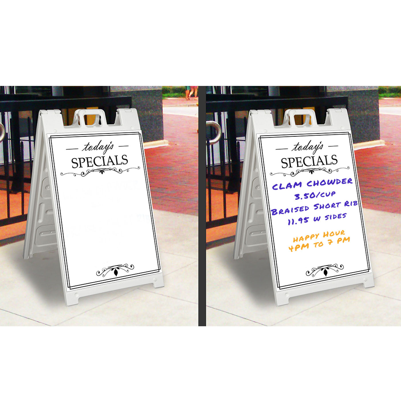 Dry Erase Signicade A-Frame
