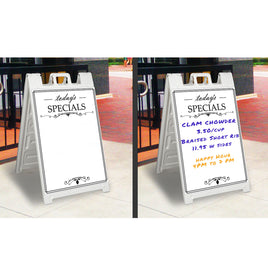 Dry Erase Signicade A-Frame
